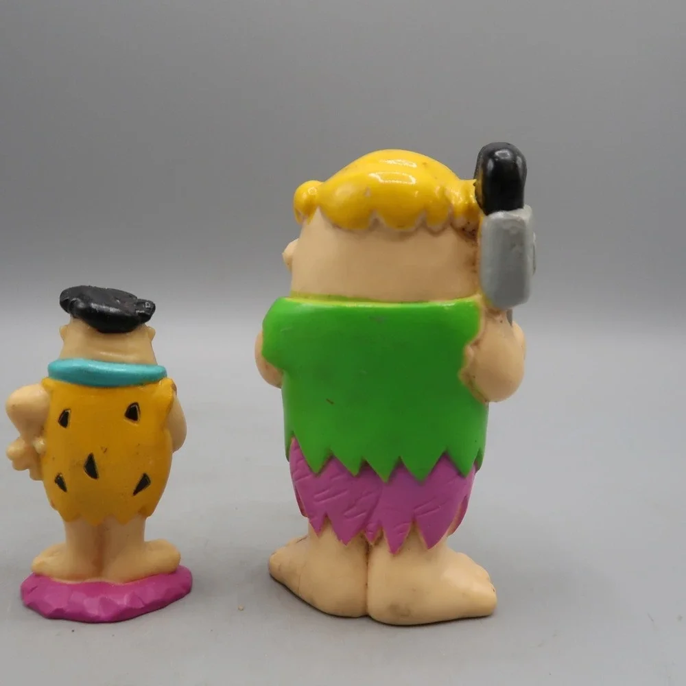 Vintage Freed and Barney Flinstone‎ PVC Plastic Figure 2-3